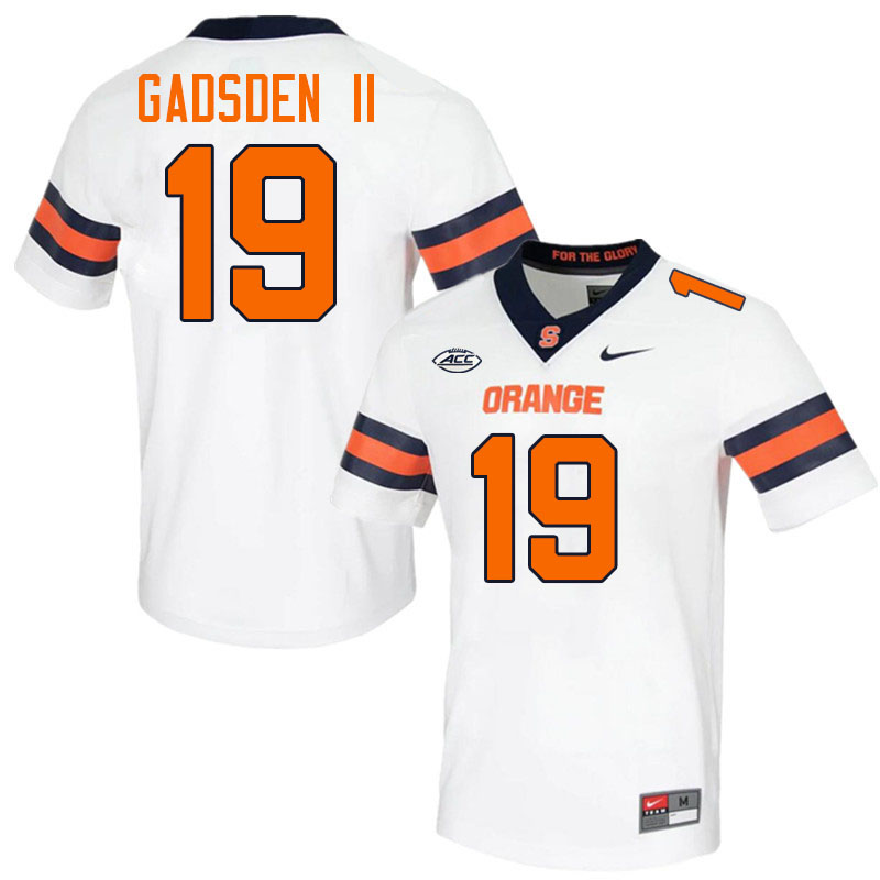 #19 Oronde Gadsden II Syracuse Orange Jerseys,Syracuse University Football Uniforms,Apparels-White